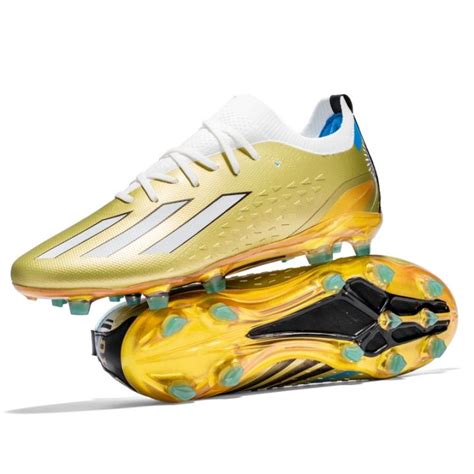 Adi Messi 2023 World Cup X Speedportal FG Gold Football Boots Kids ...