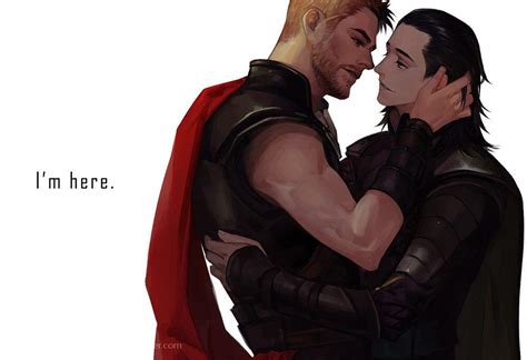 Where's my hug , brother? *Oh my heart (¤///¤) Thor X Loki, Marvel Dc ...