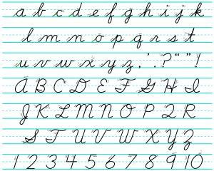 Cursive, also known as script, joined-up writing, joint writing, running writing, or handwriting ...