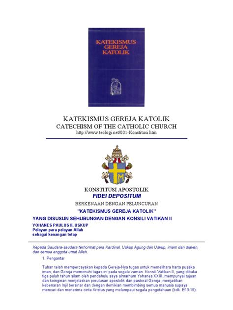 Katekismus Gereja Katolik | PDF