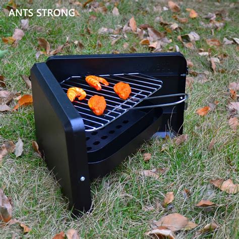 ANTS STRONG mini Not sticky folding BBQ grill/Portable outdoor camping ...