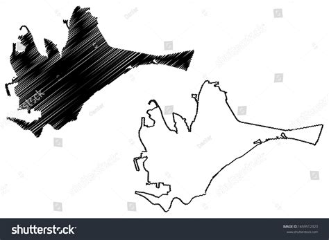 Galati City Republic Romania Map Vector Stock Vector (Royalty Free ...