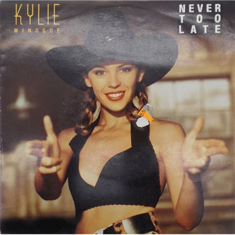 Vinyle 45t - Kylie Minogue - Never too late