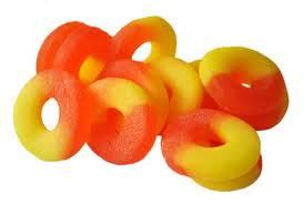 Peach Rings Sugar Free 4.5LB Bulk | bulkecandy.com – BulkECandy.com/SnackerzInc.