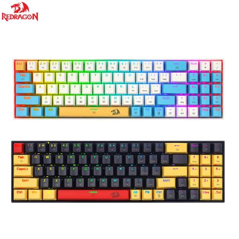 Redragon K688 Gaming Mechanical Keyboard Rgb Backlit 78 Keys Swith Anti ...