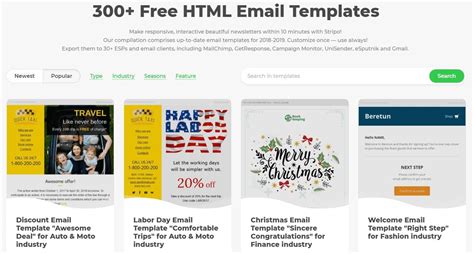 600+ Free Email Templates | Jumpstart Your Email Design