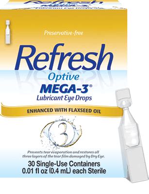 Refresh Optive MEGA-3 Nourishes and Protects | Refresh Brand - Allergan
