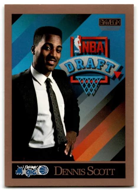 1990-91 SKYBOX DENNIS Scott recrue Orlando Magic #363 EUR 1,09 ...