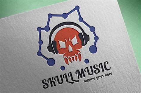 Skull Music Logo | Branding & Logo Templates ~ Creative Market