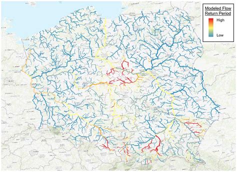 Red Flood Europe Map