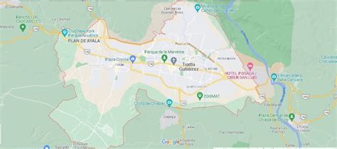 Mapa De Mexico Tuxtla