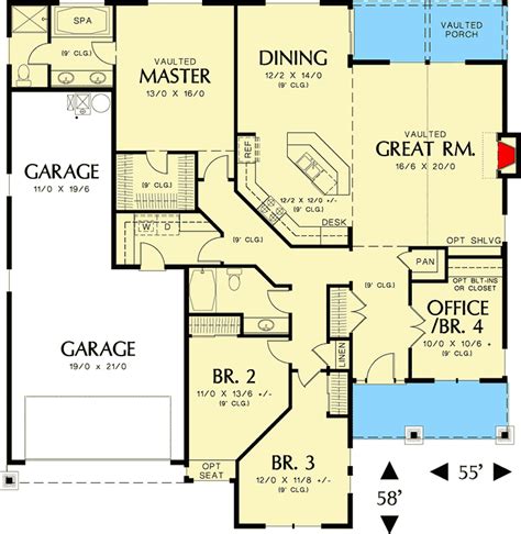 House Plans Single Level - Image to u