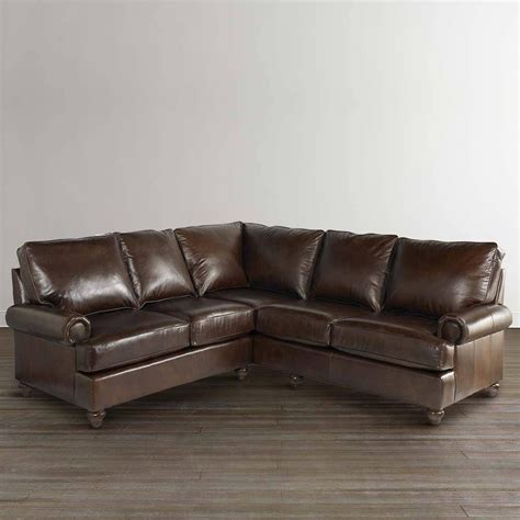 15 The Best Small Scale Leather Sectional Sofas