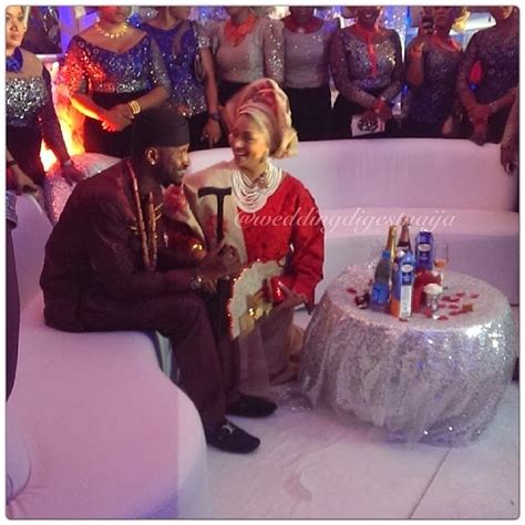 Peter Okoye and Lola Omotayo Complete the Marriage Rites at their Traditional Wedding