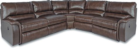 ASPEN LEATHER POWER RECLINING SECTIONAL - 5PC AS SHOWN (LA-Z-BOY)