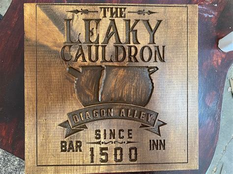 Leaky Cauldron Sign | Etsy