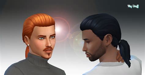 Sims Male Ponytail Hair Maxis Match Hairstyles Ideas | Hot Sex Picture