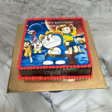 Doraemon Theme Cake | Photo Cake | Yummy Cake