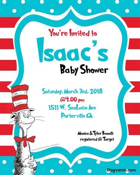 FREE dr.Seuss Baby Shower Invitation – PSD Template | Dr seuss baby shower invitations, Dr seuss ...