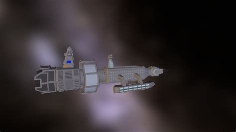 Space frigate - 3D model by CM-ART 3D (@captainmarlowe) [70e283c ...