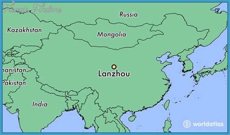 Lanzhou Map - TravelsFinders.Com