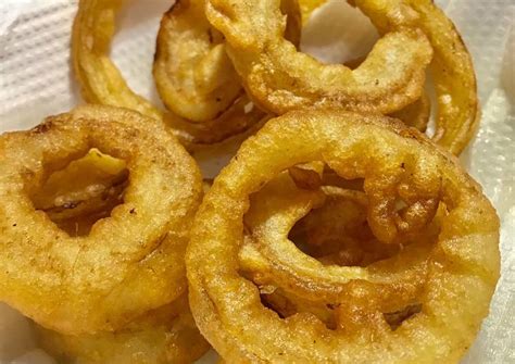 Resep Onion Ring (bawang bombay goreng😂) oleh azaria ramadhani - Cookpad