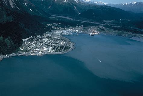 Aerial view of Seward, Alaska Bay image - Free stock photo - Public ...