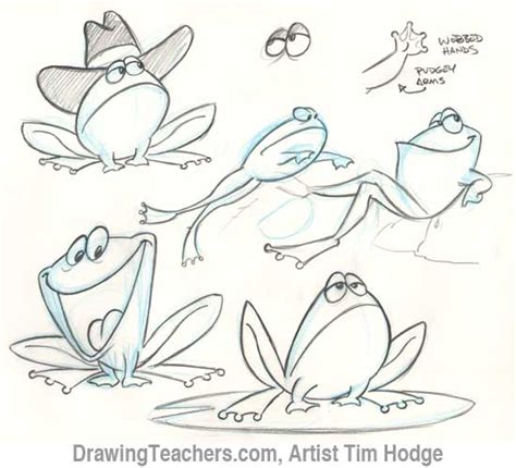 Top 184+ Frog cartoon drawing easy - Tariquerahman.net