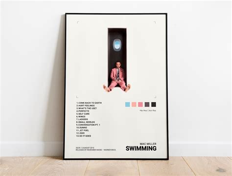 Mac Miller - Swimming Album Cover Poster | Architeg Prints