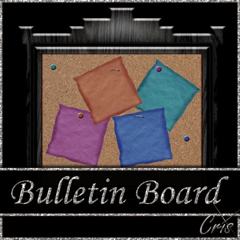 Cris Bulletin Board by only1crisana on DeviantArt