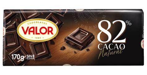 Dark Chocolate 82% cocoa | Chocolates Valor