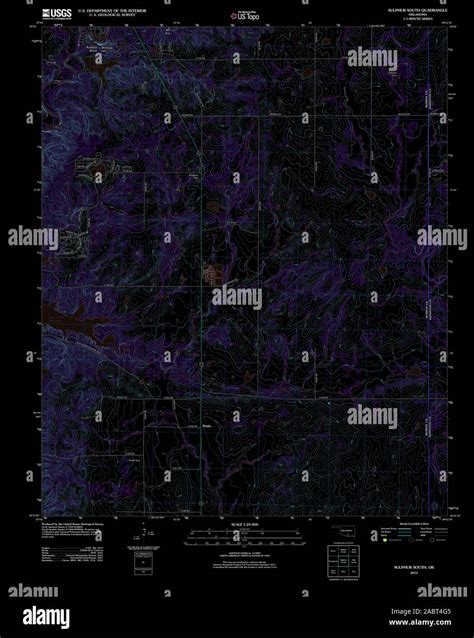 Sulphur oklahoma map hi-res stock photography and images - Alamy