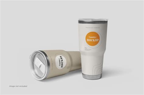 Premium PSD | Tumbler mockup