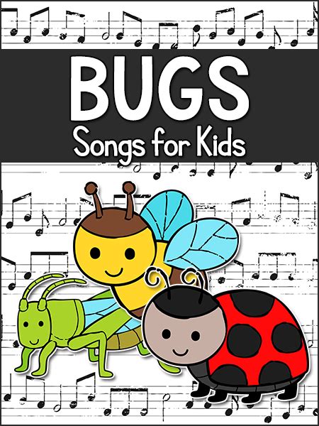 Kids' Songs about Bugs & Insects, Pre-K, Preschool, Kindergarten - PreKinders Preschool Activities