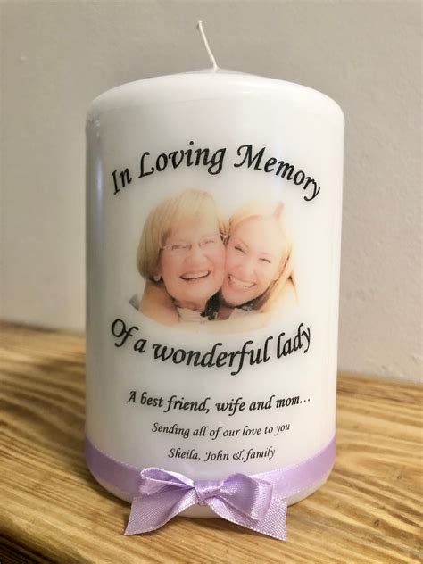 In loving memory candle remembrance condolences memorial | Etsy