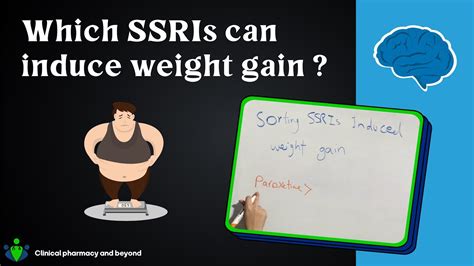 SSRIs can induce weight gain - YouTube