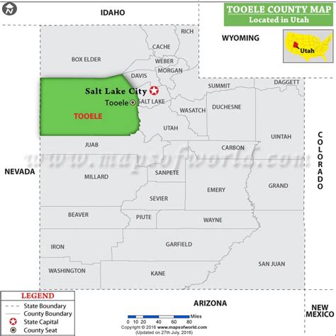 Tooele County Map