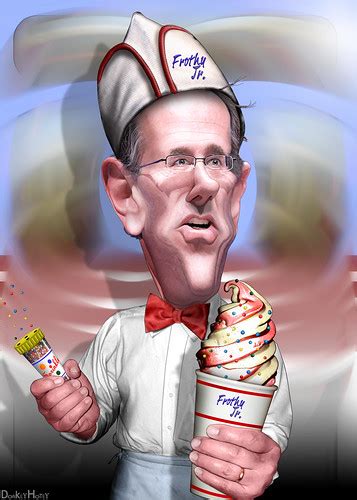 Rick Santorum, Soda Jerk - Caricature | Richard John Santoru… | Flickr