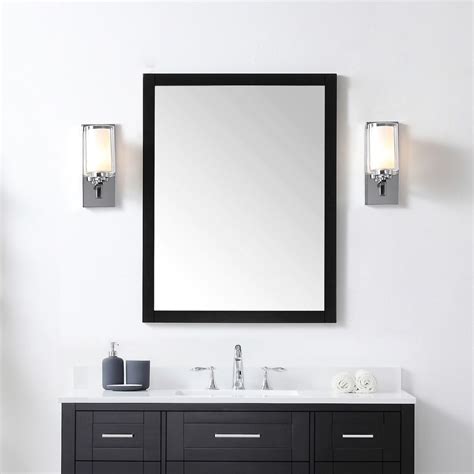 Black Rectangular Bathroom Mirrors at Lowes.com