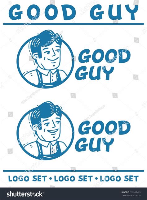 Good Guy Set Logos Stock Vector (Royalty Free) 552112495 | Shutterstock