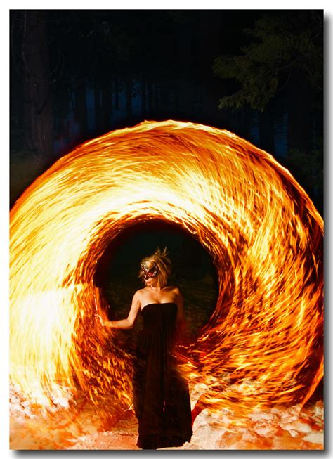 Fire Whip Spin | Deanna playing with my new fire whip. See h… | Flickr