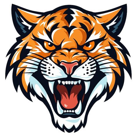 Premium Vector | Majestic wildcat mascot logo vector illustration with ...