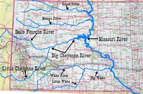 BASIC (grade 7): A map of South Dakota, the state in which the Cheyenne ...