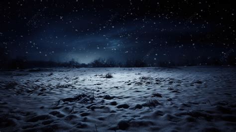 Aesthetic Winter Nights Captivating Snowy Background Texture, Dark ...