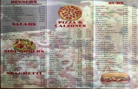 Menu of ABC Pizza in Hooksett, NH 03106