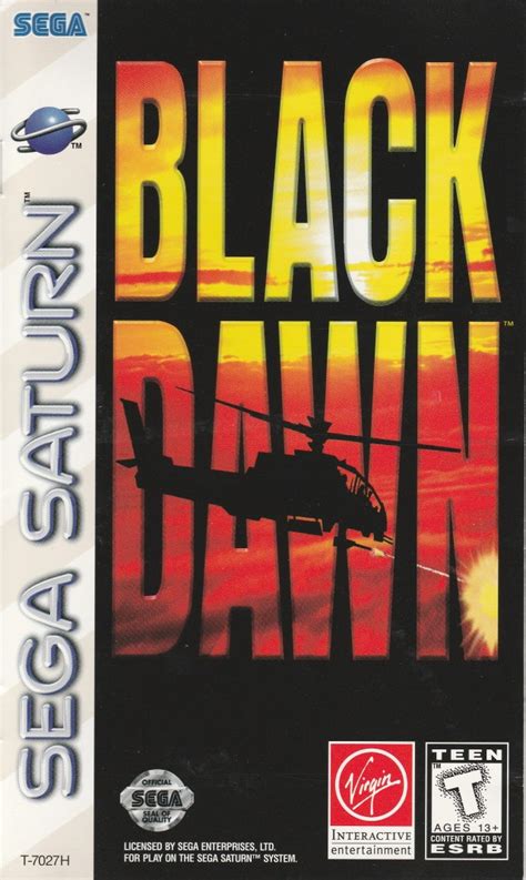 Black Dawn Sega Saturn Game