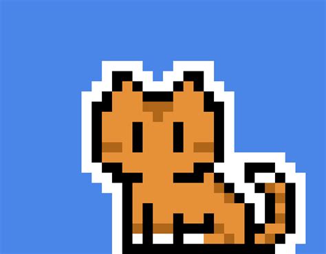 Tail cats pixel art