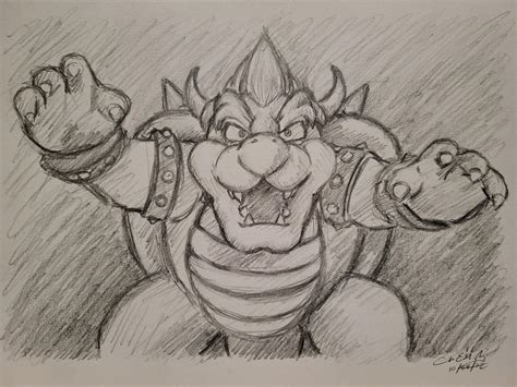 How To Draw Bowser From Super Mario Bros Really Easy Drawing Tutorial | atelier-yuwa.ciao.jp