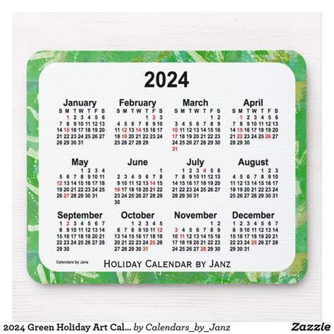 2024 Wallet Calendar