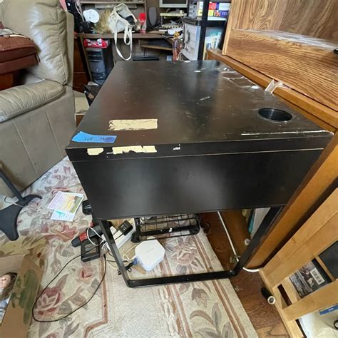 Black IKEA Desk with Drawer - Bay Area Online Auctions, LLC